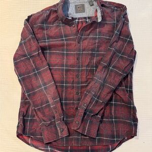 Legacy Red and Black Plaid Button Down Shirt